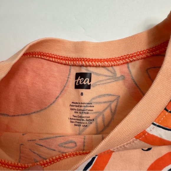 Like new! Tea collection orange tee - Picture 3 of 4